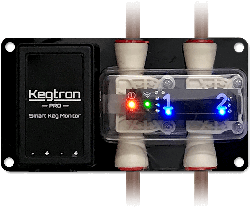 Dual Tap Track Your Keg Levels From Your Phone Upgrade Your Taps Kegtron Smart Keg Monitor 